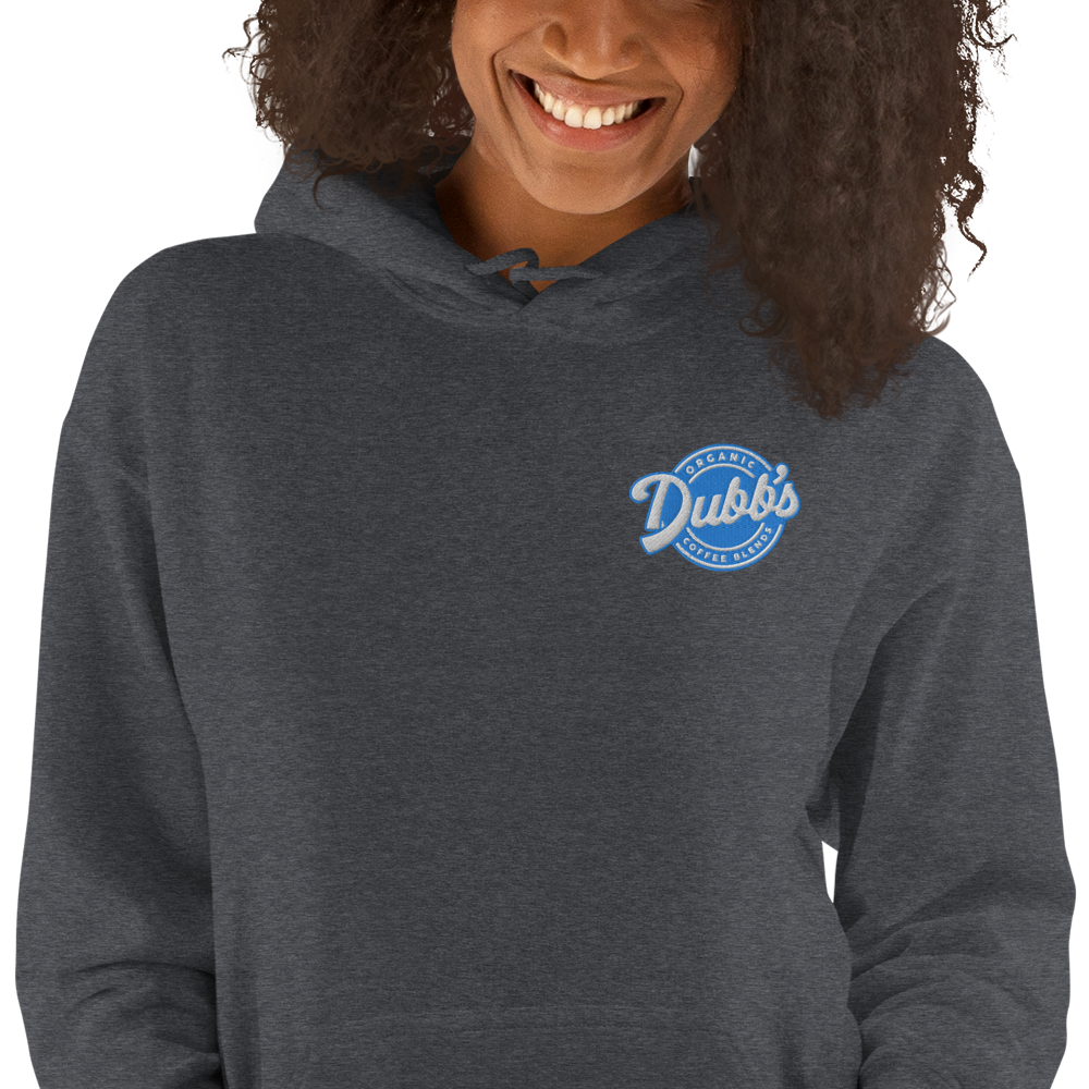 Dubb's Brand Embroidered BLUE Logo Hoodie